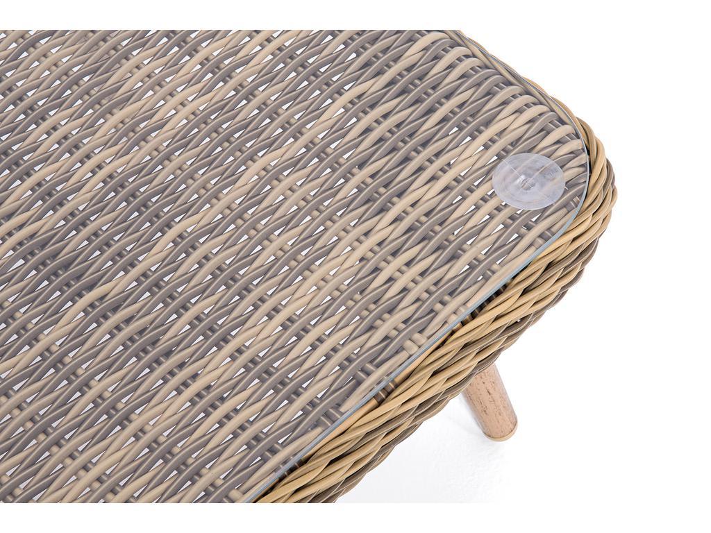 4SIS: стол садовый(соломенный)