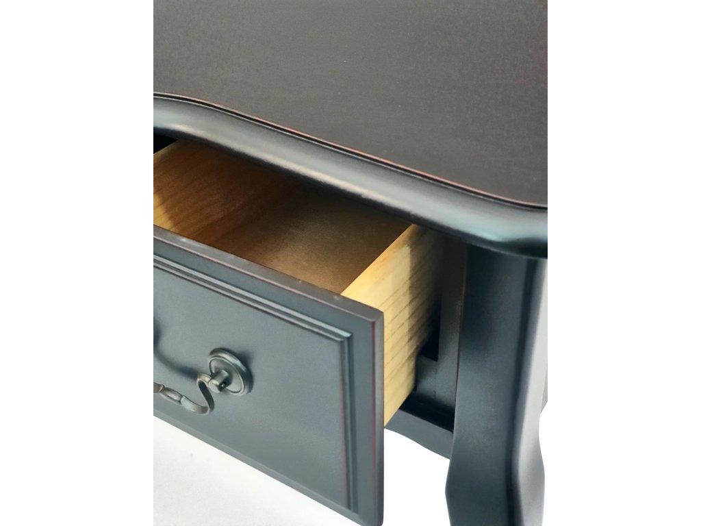 Mobilier de Maison: стол письменный(черный со старением)