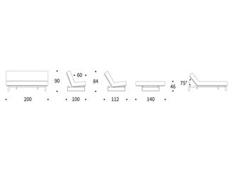Innovation: диван-кровать(коричневый)