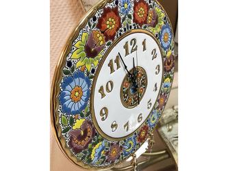 CEARCO: тарелка-часы(золото, разноцветный)