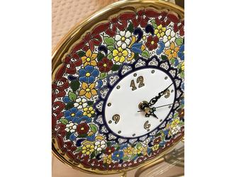 Artecer: тарелка-часы(золото, разноцветный)