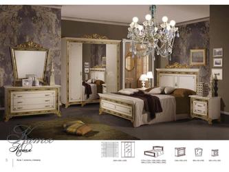 Dia: шкаф 4-х дверный(бежевый, золото)