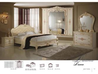 Dia: комод с зеркалом(бежевый)