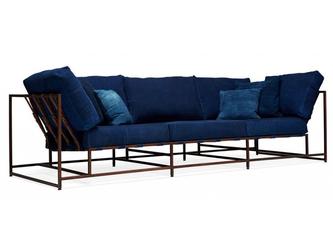 The Sofa: диван 3-х местный(синий)