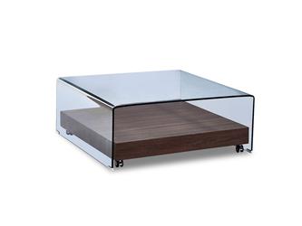 Euro Style Furniture: стол журнальный(стекло, коричневый)