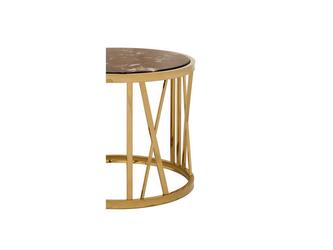 Eichholtz: стол кофейный(металл, мрамор)