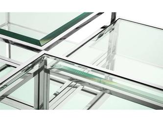 Eichholtz: стол журнальный(металл, стекло)