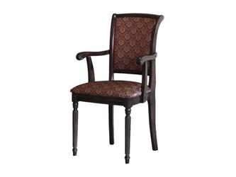 Юта: стул с подлокотниками(коричневый)