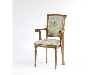 Юта: стул с подлокотниками(коричневый)