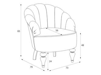 Latelier Du Meuble: кресло(фиолетовый, белый)