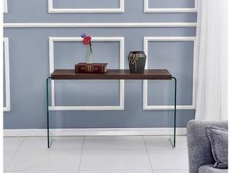 Euro Style Furniture: консоль(стекло, коричневый)