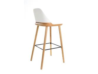 Euro Style Furniture: стул барный(бук, белый)