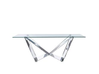 Euro Style Furniture: стол обеденный(хром, стекло)