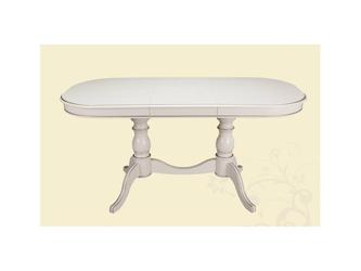 Лорес: стол обеденный(слоновая кость, золотая патина)