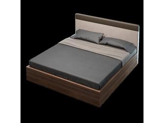 Mod Interiors: кровать двуспальная(орех, серый)