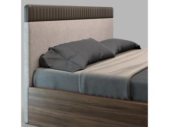 Mod Interiors: кровать двуспальная(орех, серый)