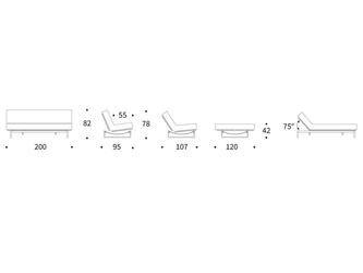 Innovation: диван-кровать(красный)