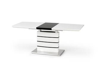 Halmar: стол обеденный(бело-черный)