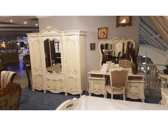 Dia: шкаф 4 дверный(крем, золото)