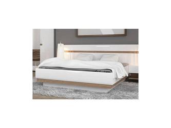 Anrex: кровать двуспальная(белый, сонома)
