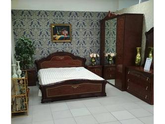 Dia: кровать двуспальная(орех)