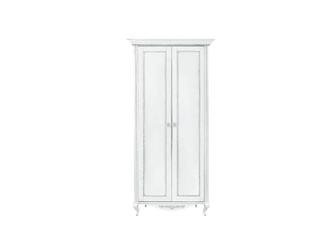 БМ: шкаф 2-х дверный(белый, серебро)