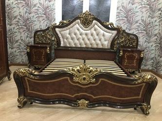 Dia: тумба прикроватная(орех, золото)