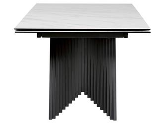 Megapolis-II: стол обеденный(белый, черный)