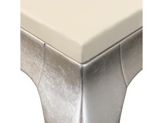 Fratelli Barri: столик приставной(перламутровый кремовый лак, серебро)