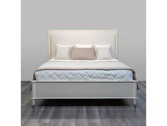 Fratelli Barri: кровать двуспальная(матовый бежевый лак)