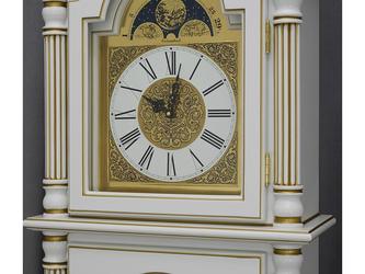 Columbus: часы напольные(белый, золото)