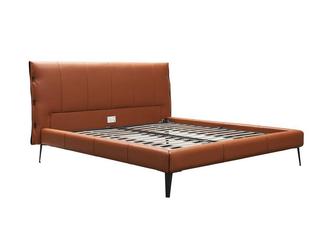 Euro Style Furniture: кровать двуспальная(коричневый)
