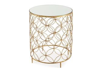 HermitageHome: столик приставной(золото)