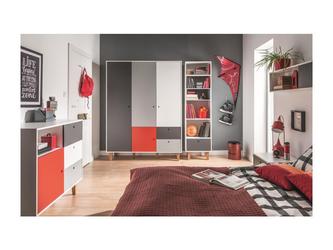 VOX: шкаф 3-х дверный(белый,графит,серый,красный)