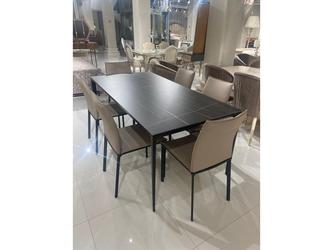 Euro Style Furniture: стол обеденный(черный)