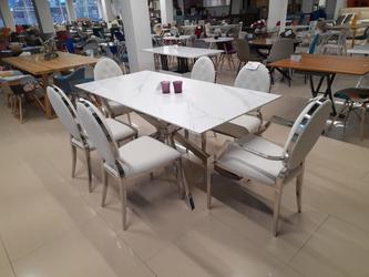Euro Style Furniture: стол обеденный(белый камень)