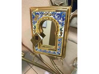 Artecer: зеркало настенное(керамика, золото)