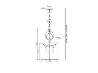 HermitageHome: люстра подвесная(золото)