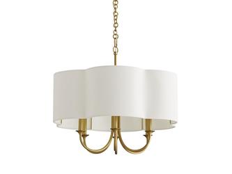 HermitageHome: люстра подвесная(белый, золото)