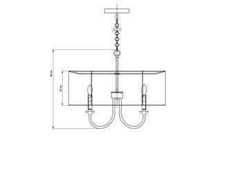 HermitageHome: люстра подвесная(белый, серебро)