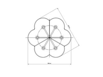 HermitageHome: люстра подвесная(белый, серебро)