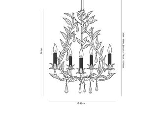 HermitageHome: люстра подвесная(золото)