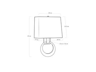 HermitageHome: бра(белый, серебро)