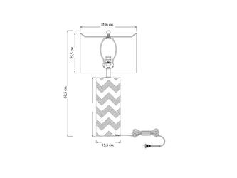 HermitageHome: лампа настольная(белый, синий)