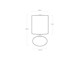 HermitageHome: лампа настольная(белый, золото)