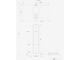 HermitageHome: лампа настольная(белый, золото)