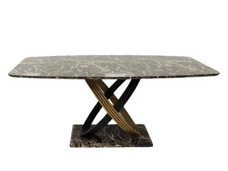 Linhai Lanzhu: стол обеденный(черный мрамор)