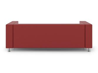 Евроформа: диван 4 местный(красный)