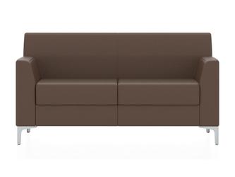 Евроформа: диван 2 местный(коричневый)