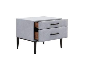 Euro Style Furniture: тумба прикроватная(серый)